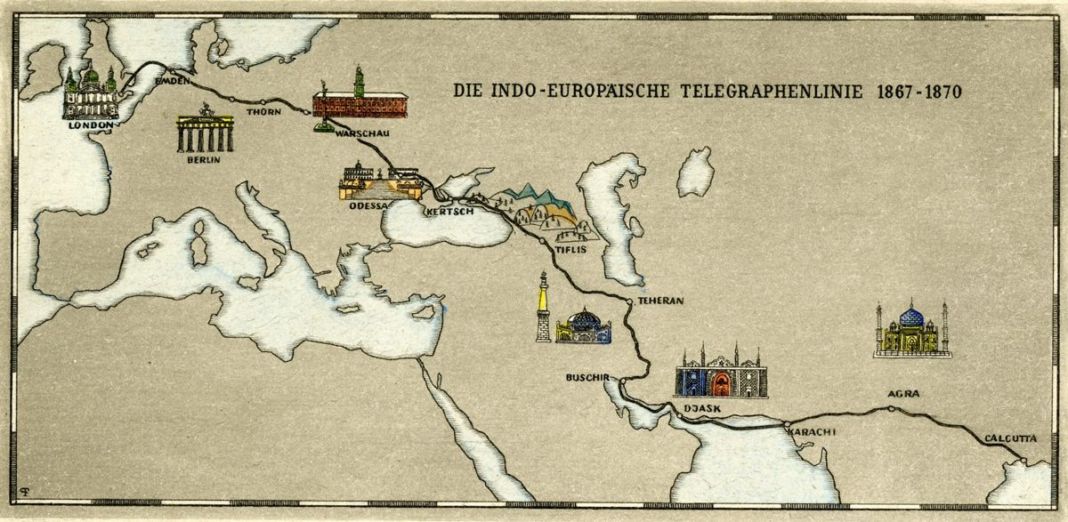 نخستین خط تلگراف